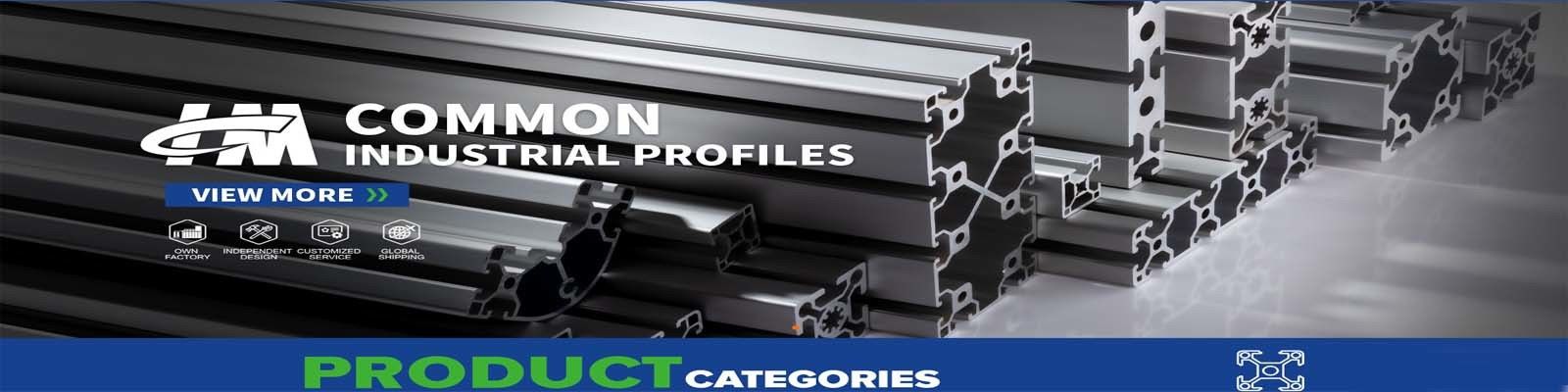 Profil en aluminium industriel